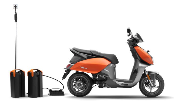 Vida V2 Plus battery level indicator showing 80% charge for daily use